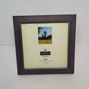 Burnes of Boston State Street Square Dark Blue Wash Wood Frame Vintage Like New